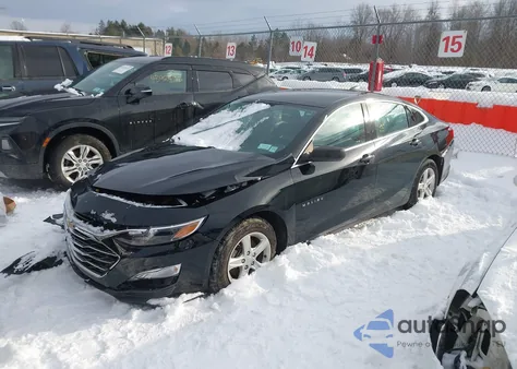 2020 Chevrolet Malibu Fwd Ls z USA, uszkodzony, nr VIN 1G1ZB5ST4LF119136